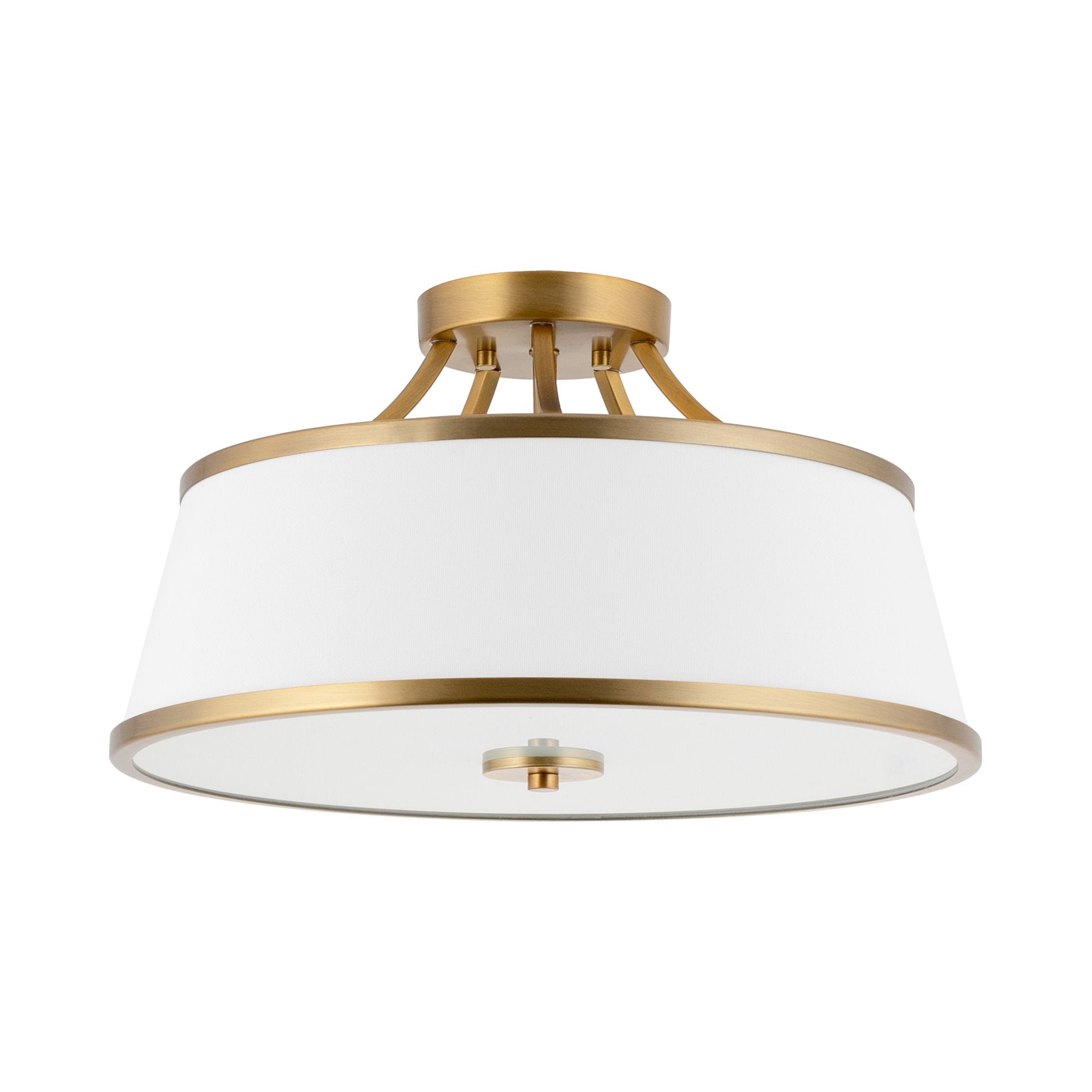 Zoey 18' Modern 3-Light Semi-Flush Mount Ceiling Light